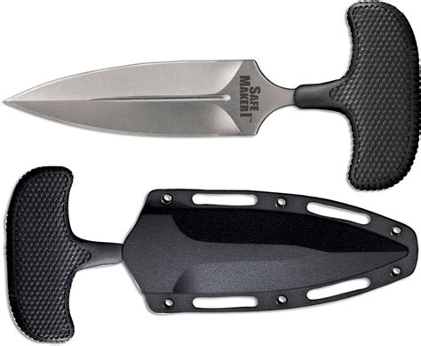 The 52100 High Carbon steel blade is ideal for military applications, LEO, and others. . Cold steel push dagger